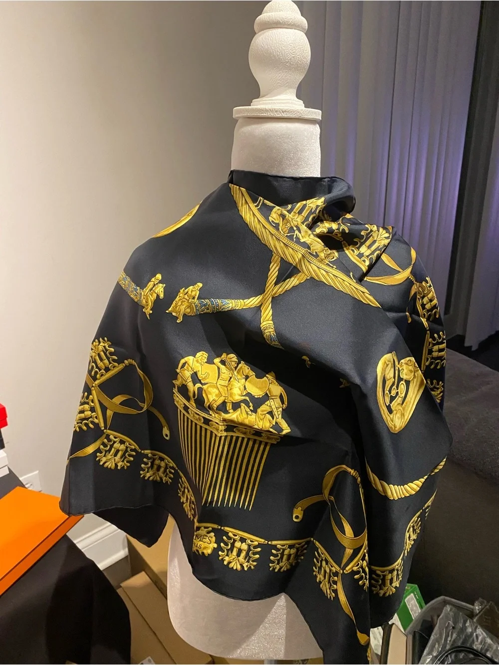 Hermes Silk Scarf